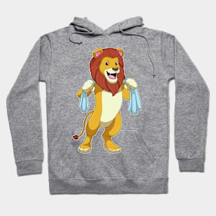 Lion with Towel for Shower Hoodie